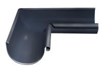 Угол желоба внутренний Vega Style 90 гр 125 мм RAL 7024