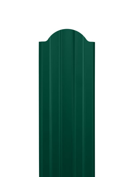 Евроштакетник двусторонний М-образный 112мм, RAL 6005