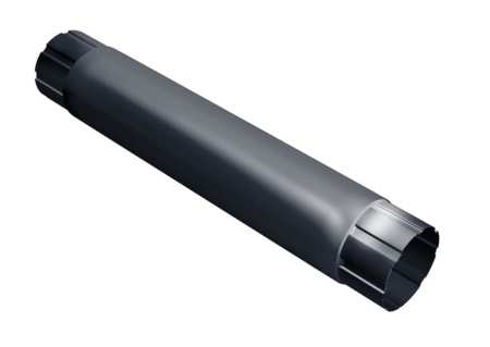 Труба круглая соединительная Vega Style 90мм 1м RAL 7024