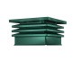Дымник (колпак на трубу) Хай-Тек плоский RAL 6005