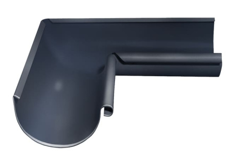 Угол желоба внутренний Vega Style 90 гр 125 мм RAL 7024