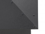 Колпак на столб забора скатный RAL 7024 Drap