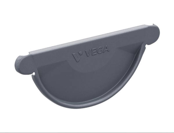 Заглушка торцевая универсальная Vega Style 125 мм RAL 7024