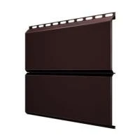 Металлический сайдинг ЭкоБрус 0,45 PE RAL 8017