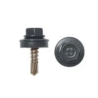 Саморезы с буром 4,8х19 мм RAL 7024