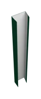 Планка декоративная 11мм для М-образного штакетника 0,45 RAL RAL 6005 Зеленый мох