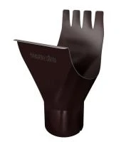 Воронка выпускная Vega Style 125/90 мм RAL 8017
